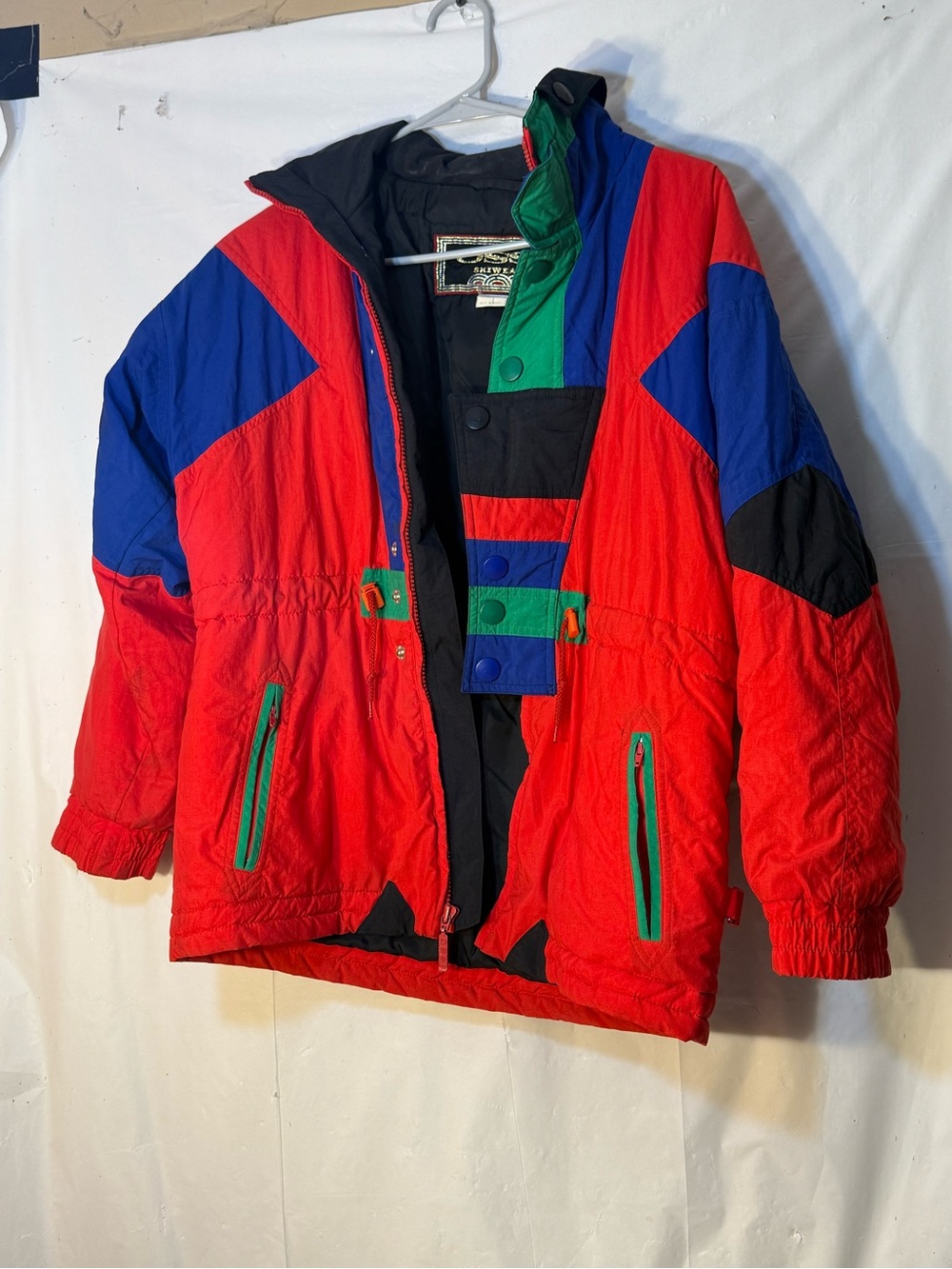 Vintage 1980 Ossi Skiwear Jacket Junior Size Large